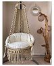 Alaaya Decor single seater beige and white swing