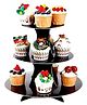Party Anthem Cupcake Stand - Black