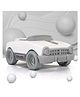 NHR Dinky Plastic Toy Car Pull & Push Vehicle Racing Toy Cars Play Set Toddlers Car Toys Pullback Mini Cars Toys for Kids up to 3 Years (White)