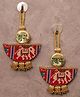 Divyakosh Lotus Decoration Items Shubh-Labh Door Hangings, Diwali Decoration Items, Temple Decoration,