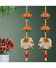 Divyakosh Mandir Door Decorations Items, 2 Pieces