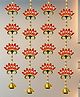 Divyakosh Door Hangings for Home Decoration | 4 Latkans, Red
