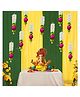 Divyakosh Lotus Hanging 8Pcs, Floral Wall Hangings, Temple Decoration Items