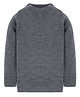 RVK Full Sleeves Solid Stretchable Skivvy Pullover Sweater - Dark Grey