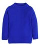 RVK Full Sleeves Solid Stretchable Skivvy Pullover Sweater - Royal Blue