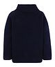 RVK Knit Full Sleeves Ribbed Stretchable Abstract Printed Skivi Tee - Navy