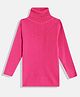 RVK Knit Full Sleeves Solid Stretchable Abstract Printed Skivi Tee- Rani