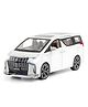 NEGOCIO 1:32 Alphard Diecast Metal Pullback Toy car with Openable Doors & Light, Music Boys car for Kids Best Toys Gifts Toys for Kids-PACK OF 1- COLOR MAY VARY