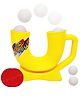 Bunie Juggler Ball Game Toy Set with 2 Balls and Handle Design  Multicolor