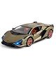 Negocio Alloy Metal Pull Back Die-Cast Car Scale Model with Sound Light-Pack of 1- Color May Vary