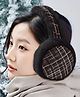 SYGA Lattice Pattern Foldable Winter Earmuffs - Black