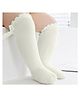 SYGA Cotton Solid Socks- White