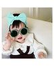 SYGA Pack of 2 Bow Headband & Round Sunglasses - Mint Green