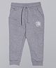 3PIN Cotton Legendary Team Text Printed Jogger - Grey Melange