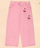 Cutecumber Full Length Solid Corduroy Pant - Pink