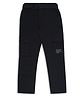 CAVIO Cotton Dont Stop Text Printed Cargo Trousers With Belt - Black