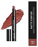 Iba Matte Forever Non-Transfer Lipstick for Women - 10 One & Only | Matte Finish | Highly Pigmented, Smudge-proof & Lightweight | Non-Sticky and Non-Drying | Lip Makeup | 2g