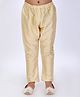 JBN Creation Silk Blend Solid Pyjama - Gold
