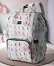 Luv Lap Lily Travel Multifunctional Waterproof Diaper Bag-backpack Cum Tote Bag - White