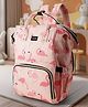Luv Lap Lily Travel Multifunctional Waterproof Diaper Bag-backpack Cum Tote Bag - Peach