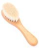 Soft Bristles Baby Comb and Brush - Wooden Colour