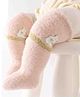 Kidofash Fur Animal Print Socks-Pink