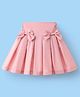 Mark & Mia Cotton Skirt with Bow Applique - Pink