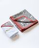 Cocoon Care Hooded Towel and Blanket Set with Rabbit Print | Multicolor