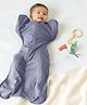 Cocoon Care Bamboo Knit Transition Sleeping Pods for Babies | Blue Granite