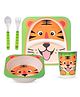 Adore Hey Ya! Bamboo Meal Sets - Pack of 5 accessories- Tiger