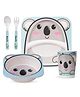 Adore Hey Ya! Bamboo Meal Sets - Pack of 5 accessories- Koala