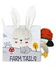 Adore Adventure Soft Cloth Book with Crinkle Paper- Bunny