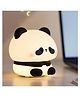 Elecart Cute Panda Rechargeable Touch Control Night Light, Animal Silicone Nursery Night Lamp for Kids Baby Birthday Gifts