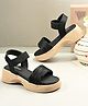 Stefens Solid Sandals - Black