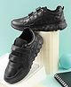 LIBERTY Solid Velcro Closure Shoes - Black