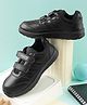 LIBERTY Velcro Closure School Shoes - Black