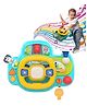NEGOCIO Steering Wheel Toy for Boys Girls, My First Driving Toy Simulation Driving Function Turn Signals Horn and Music for Stroller Toy-PACK OF 1-COLOR MAY VARY