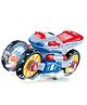 Negocio  Stunt Bike Bump and Go Toy with 4 D Lights Sound Electric Bike Dancing Toy Bike Concept Colorful Light Simulation Model Toys Battery Operated Toy - Color May Vary