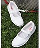 LIBERTY Buckle Closure School Shoes - White