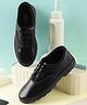 LIBERTY Laced Up Solid School Shoes - Black
