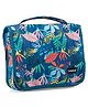 Babyhug Premium Makeup Pouches for Cosmetic Bags Wash Pouch Toiletry Kit - Green & Blue
