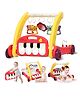 NEGOCIO 2-in-1 Multi-Function Piano Baby Activity Gym Playmat with Fitness Rack & Sit to Stand Baby Walker - PACK OF 1 - COLOR MAY VARY