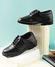 LIBERTY Lace Up Solid School Shoes - Black
