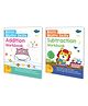 Basic Maths Skills Workbook | Set Of 2 Books | Addition Subtraction | Arithmetic Marvels Addition And Subtraction Spectacle - English