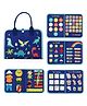 KolorFish Toddler Busy Board Book - Montessori Toys for 2+ Years, Birthday Gift - 7 in1 Preschool Learning Activities with Life Skills,Alphabet,Number,Shape,Color,Animal,Weather