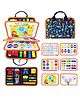KolorFish Busy Board for Toddlers,Montessori Toys  Early Educational Activity Baby Sensory Toy,Autism Busy Book Travel Toys (Animal)