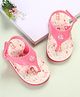 Babyoye Flip Flops with Velcro Closure Fairy Print - Pink