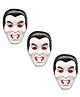 Kaku Fancy Dresses Set Of 3 Halloween Theme Dracula Masks - Multi Colour