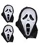 Kaku Fancy Dresses Set Of 3 Halloween Theme Horror Face Ghost Masks - Multi Colour