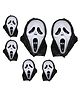 Kaku Fancy Dresses Set Of 6 Halloween Theme Horror Face Ghost Masks - Multi Colour